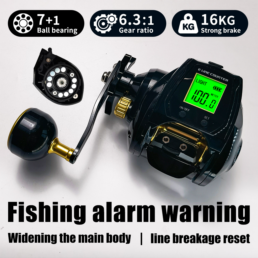 รอกตกปลาแบบดิจิทัล จอแสดงผลขนา - Fishing Boat Steering Wheel บทวิจารณ์และราคา